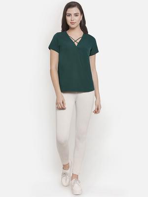 x line neck straight top - 16672505 - Standard Image - 3