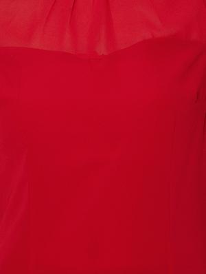 mock neck solid sheath dress - 16672760 - Standard Image - 4