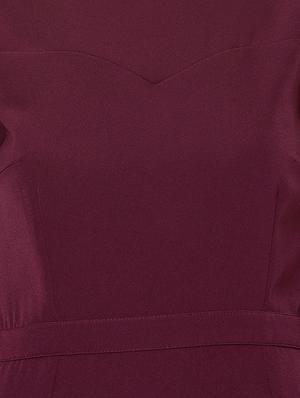 mock neck ruffle sheath dress - 16672770 - Standard Image - 4