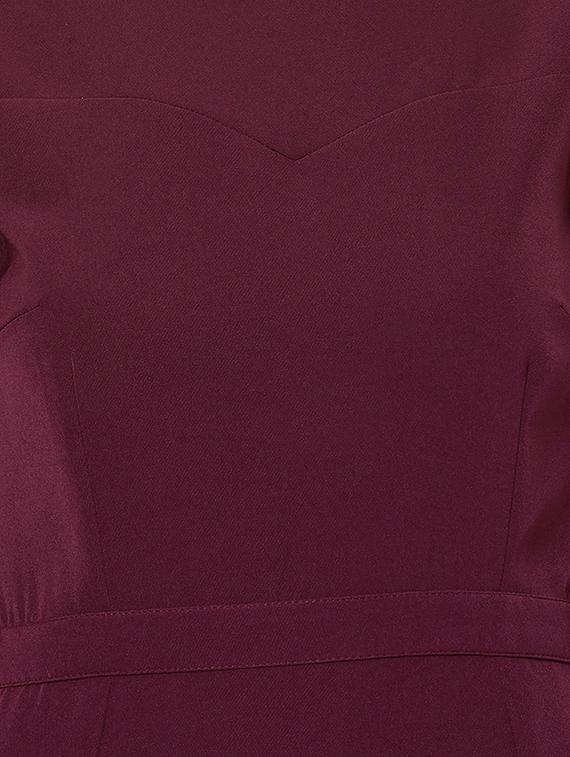 mock neck ruffle sheath dress - 16672770 - Zoom Image - 4