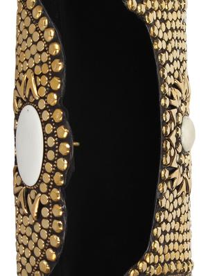 gold metal box clutch - 16672787 - Standard Image - 3