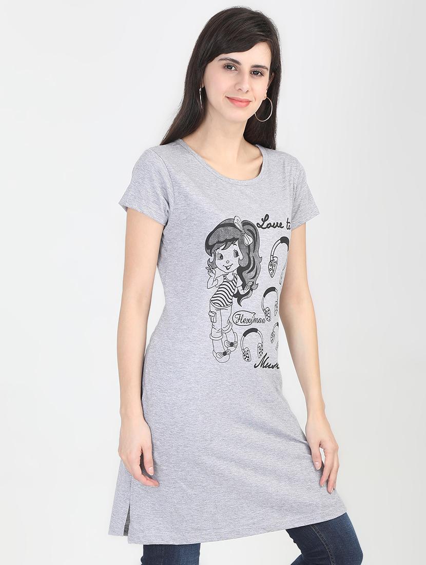 round neck graphic tee - 16672807 - Zoom Image - 1