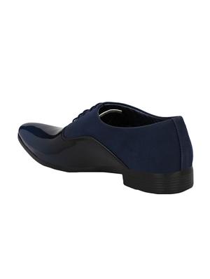 blue patent leather lace-up oxfords - 16672829 - Standard Image - 2