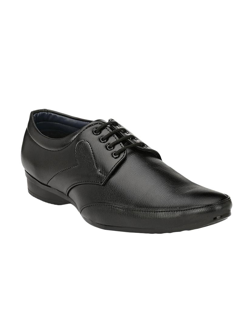 black leather lace-up derbys - 16672899 - Zoom Image - 1