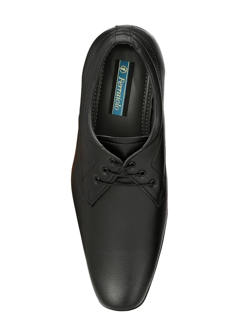 black leather lace-up derbys - 16672900 - Zoom Image - 4