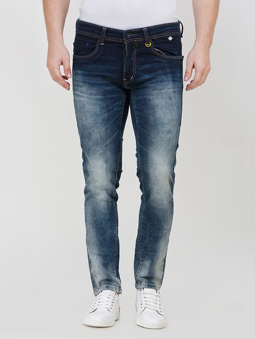 blue heavy washed jeans - 16672940 - Very Small Image - 1