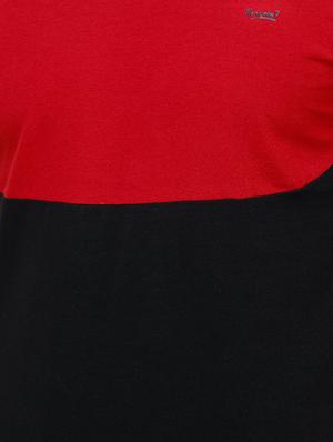 black color block t-shirt - 16672970 - Standard Image - 4