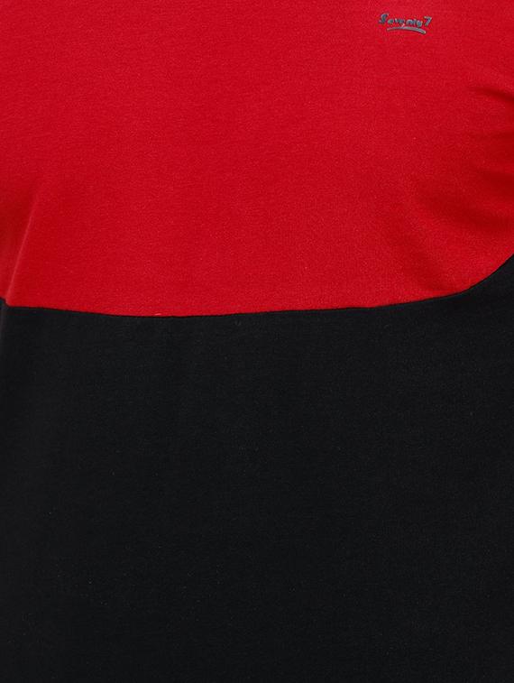 black color block t-shirt - 16672970 - Zoom Image - 4