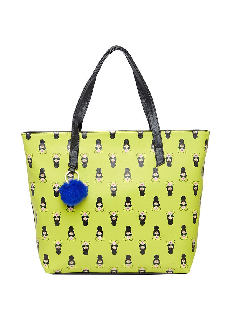 green leatherette (pu) regular tote - 16673090 - Zoom Image - 1