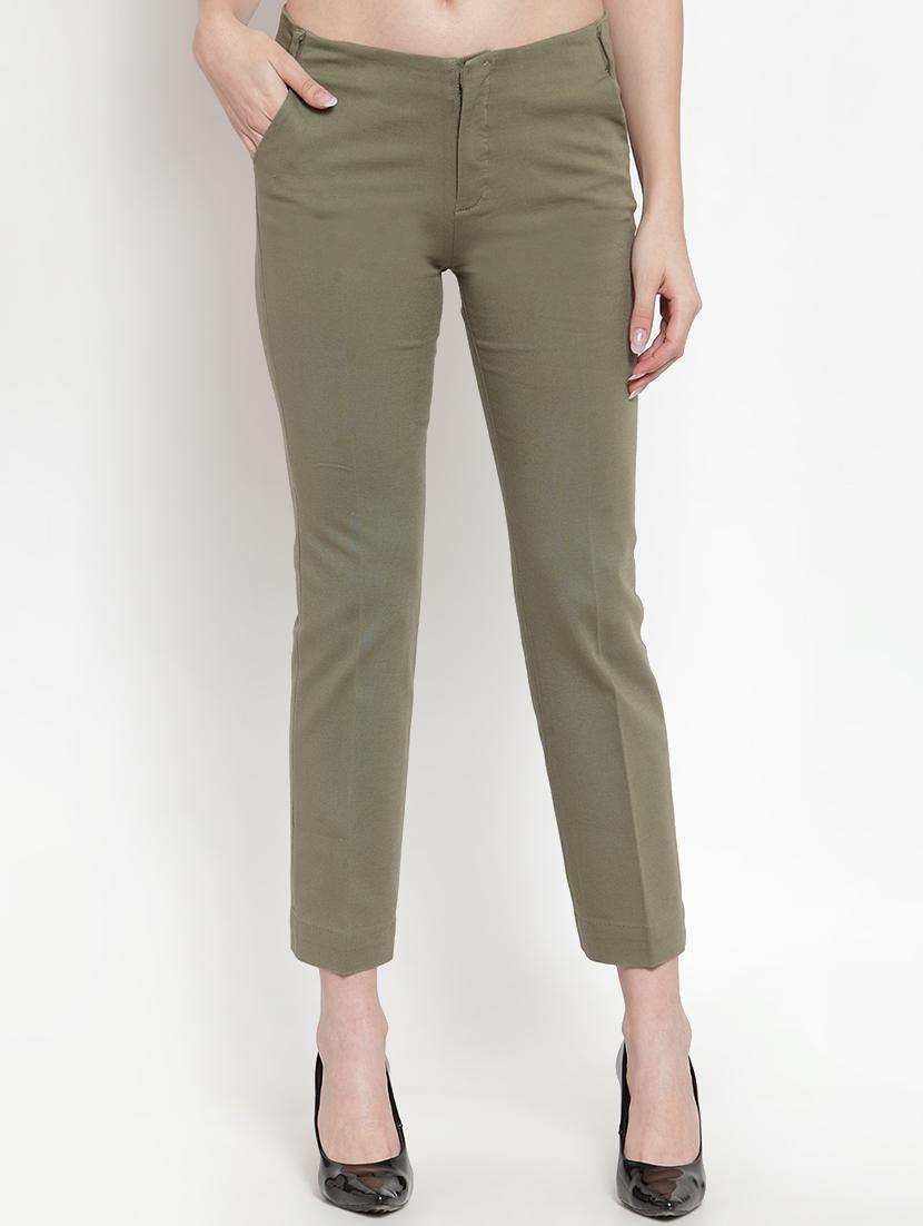 high rise solid trouser - 16673405 - Zoom Image - 1