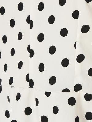 sweetheart neck polka dots top - 16673424 - Standard Image - 6