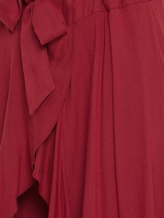 tie front ruffled palazzo - 16673564 - Zoom Image - 5