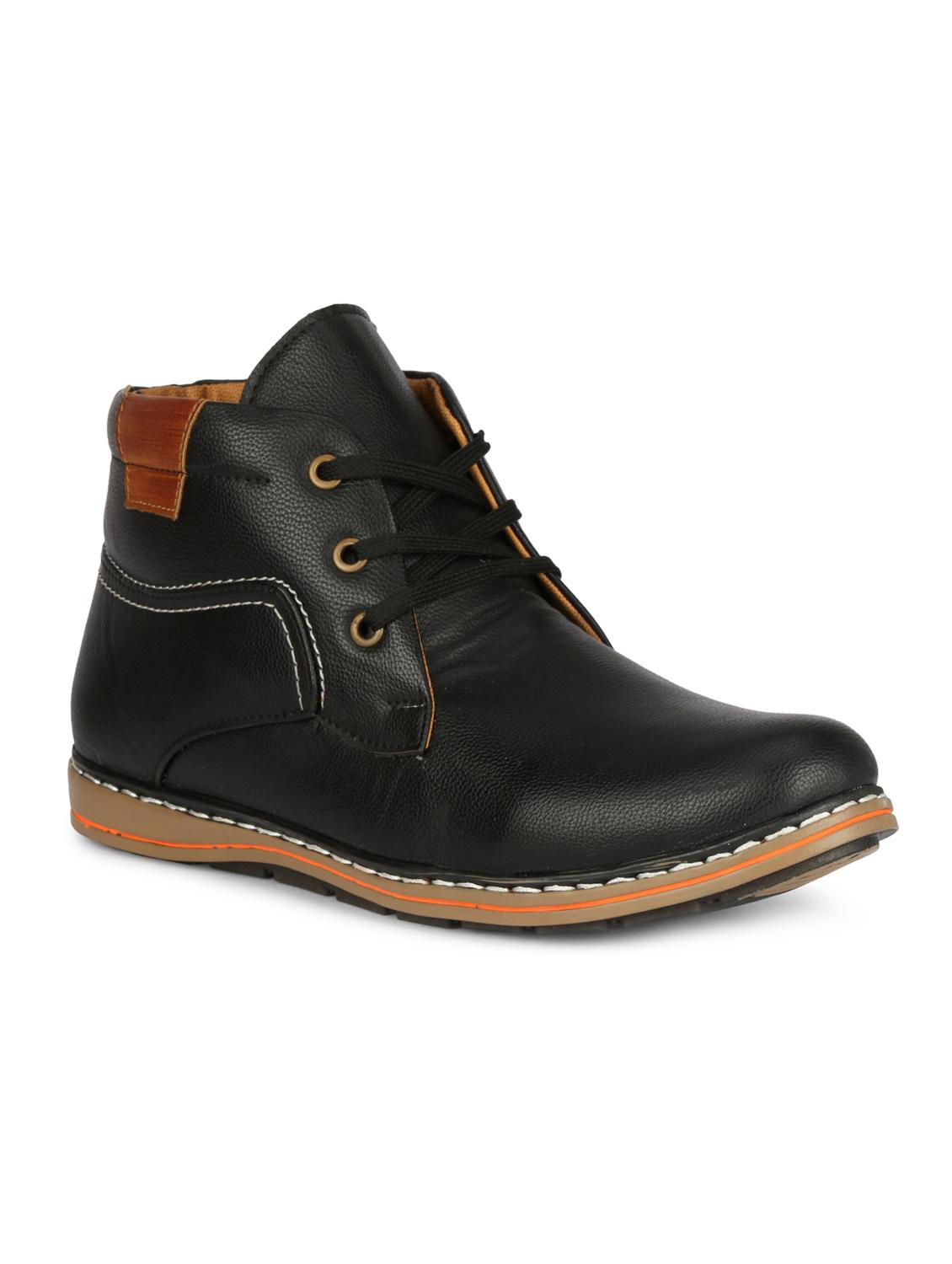 black leather low ankle boots - 16673576 - Zoom Image - 1