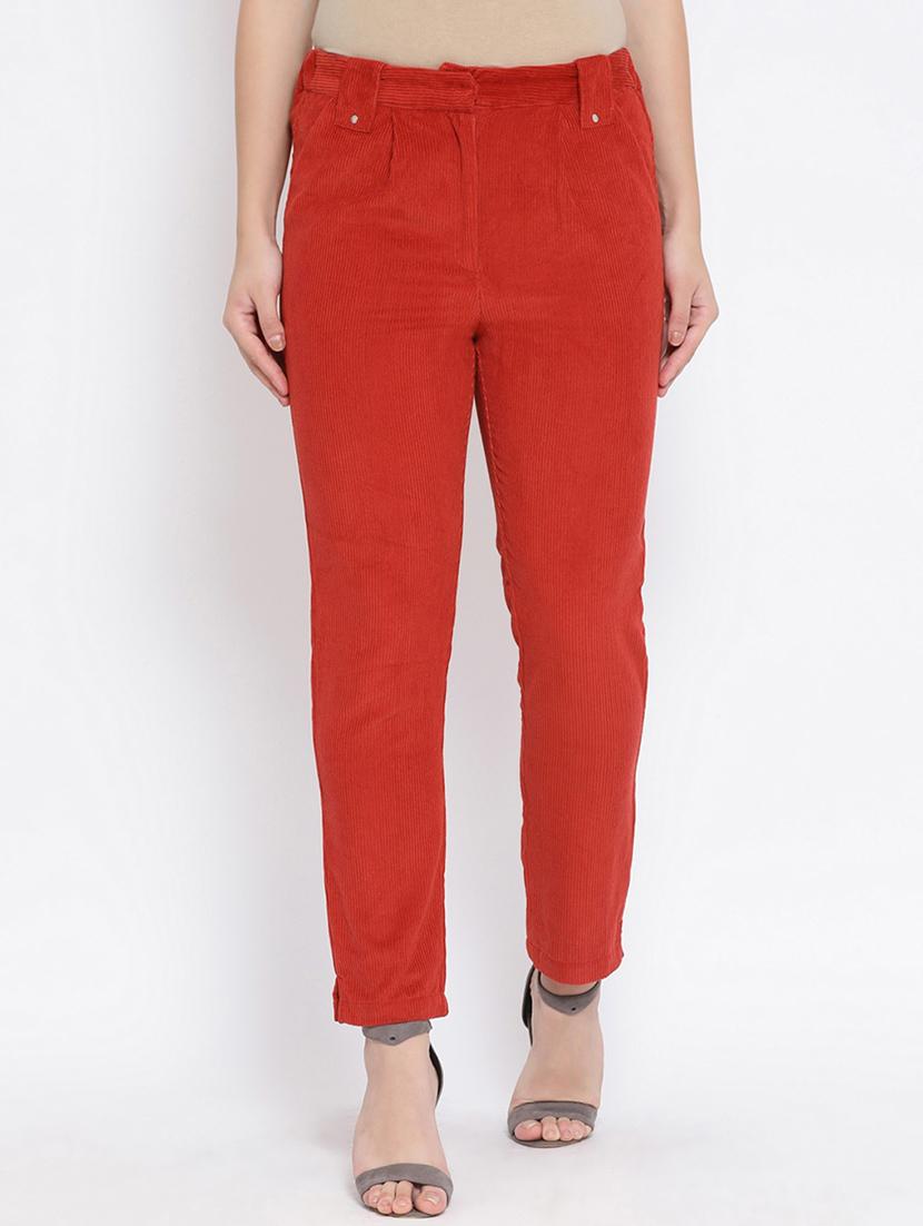 high rise corduroy trouser - 16673749 - Zoom Image - 1