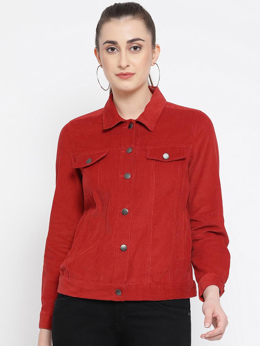 pocket detail long sleeved jacket - 16673780 - Zoom Image - 1