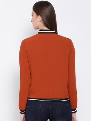 long sleeved contrast tape jacket - 16673783 - Standard Image - 3