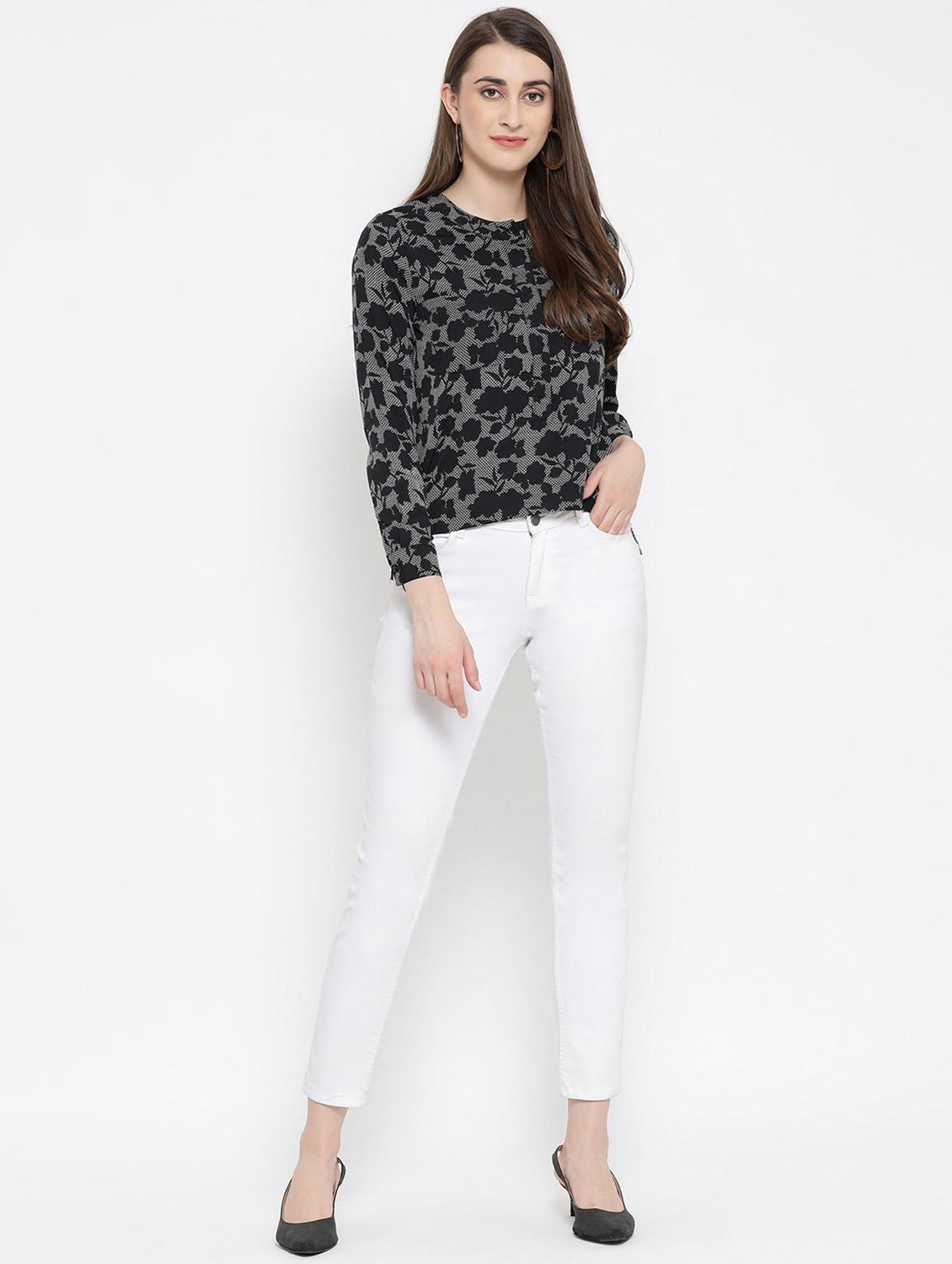 concealed placket floral shirt - 16673798 - Zoom Image - 4