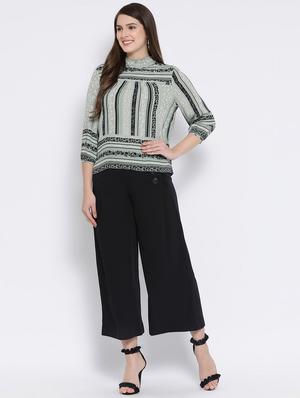 mock neck frill detail floral top - 16673801 - Standard Image - 4