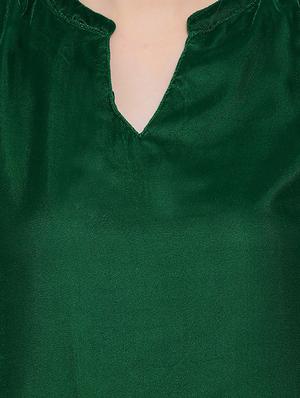 mandarin neck long sleeved top - 16673822 - Standard Image - 5
