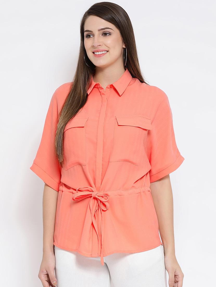 tie knot pocket detail shirt - 16673832 - Zoom Image - 1