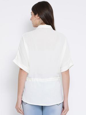 tie knot pocket detail shirt - 16673833 - Standard Image - 3