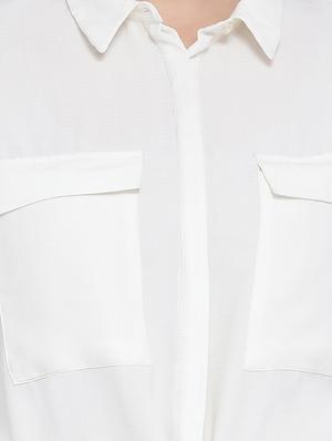 tie knot pocket detail shirt - 16673833 - Standard Image - 5