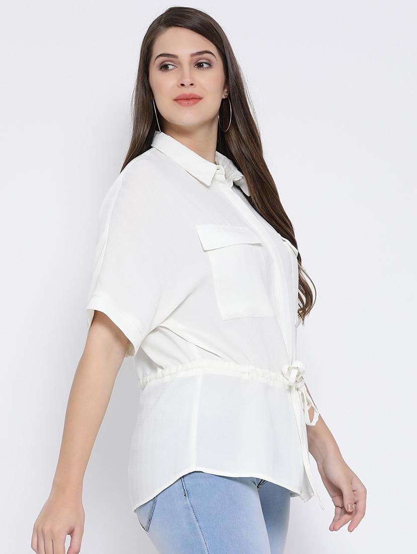 tie knot pocket detail shirt - 16673833 - Zoom Image - 2