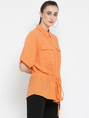 tie knot pocket detail shirt - 16673834 - Standard Image - 2