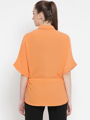 tie knot pocket detail shirt - 16673834 - Standard Image - 3