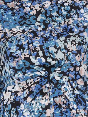 round neck tuck detail floral dress - 16673858 - Standard Image - 5