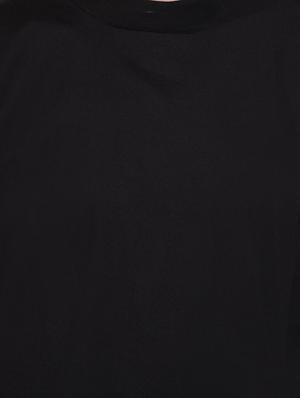 black solid asymmetric kurta - 16674090 - Standard Image - 4