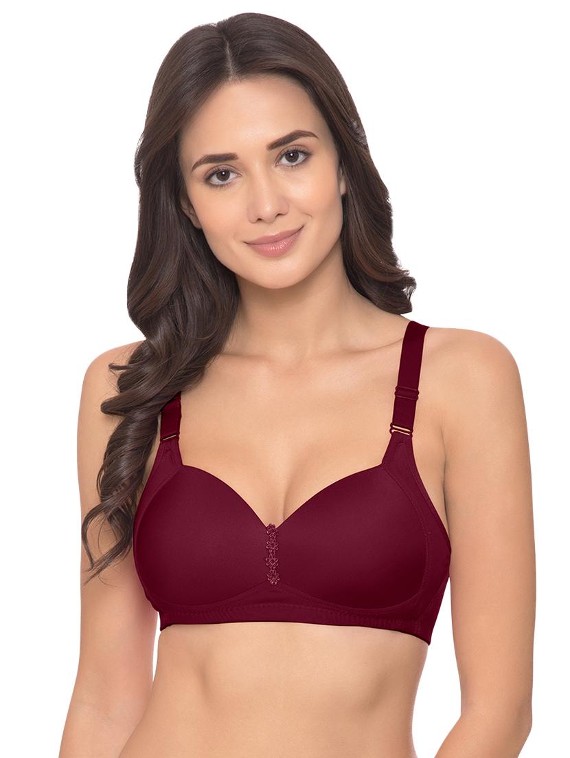 bow patch detachable strap t-shirt bra - 16674135 - Zoom Image - 1