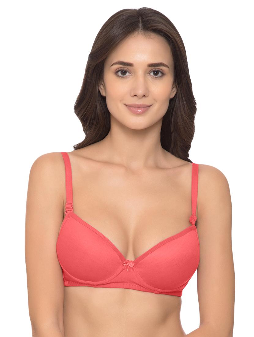 bow patch detachable strap t-shirt bra - 16674151 - Zoom Image - 1