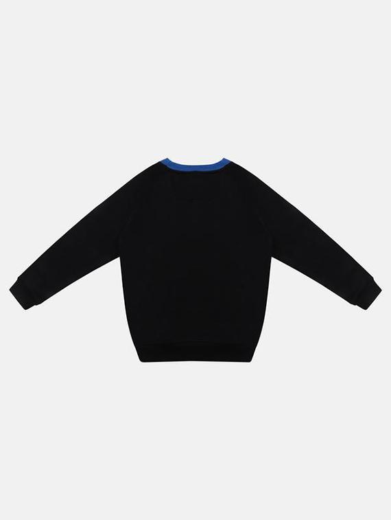 black fleece sweatshirt - 16674229 - Zoom Image - 2