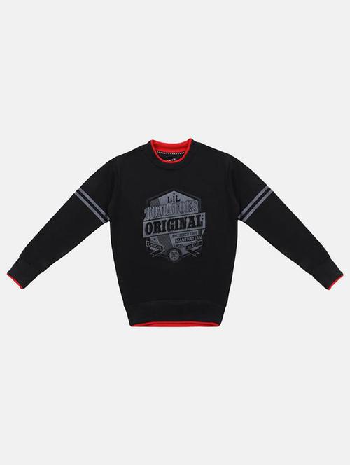black fleece sweatshirt - 16674247 - Standard Image - 1