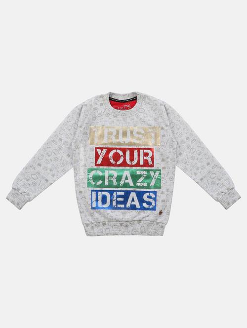 grey fleece sweatshirt - 16674260 - Standard Image - 1