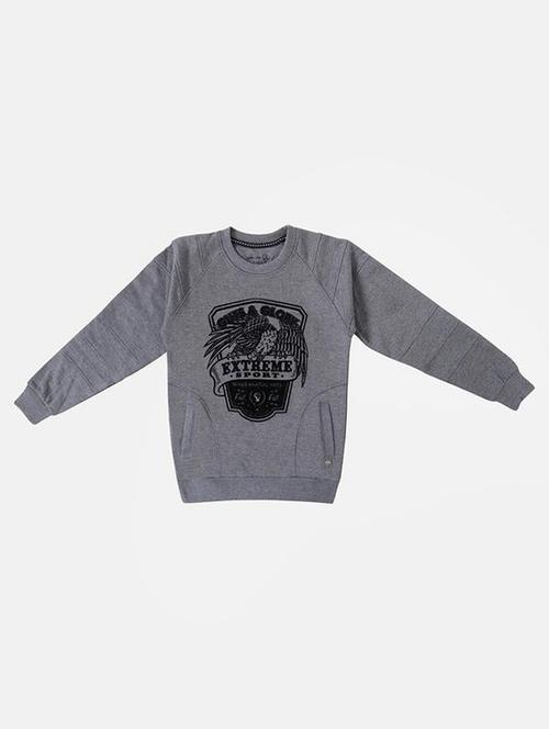 grey fleece sweatshirt - 16674261 - Standard Image - 1