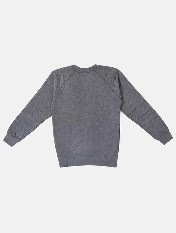 grey fleece sweatshirt - 16674261 - Zoom Image - 2