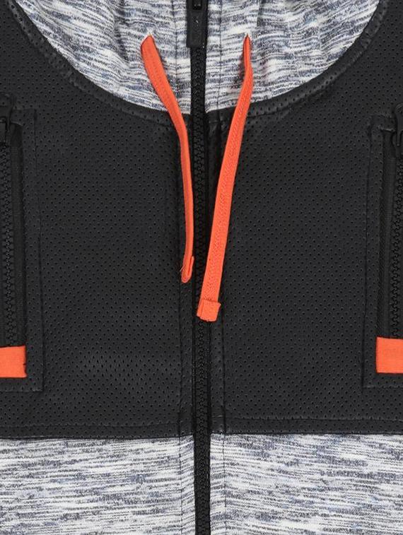 grey fleece sweatshirt - 16674268 - Zoom Image - 3