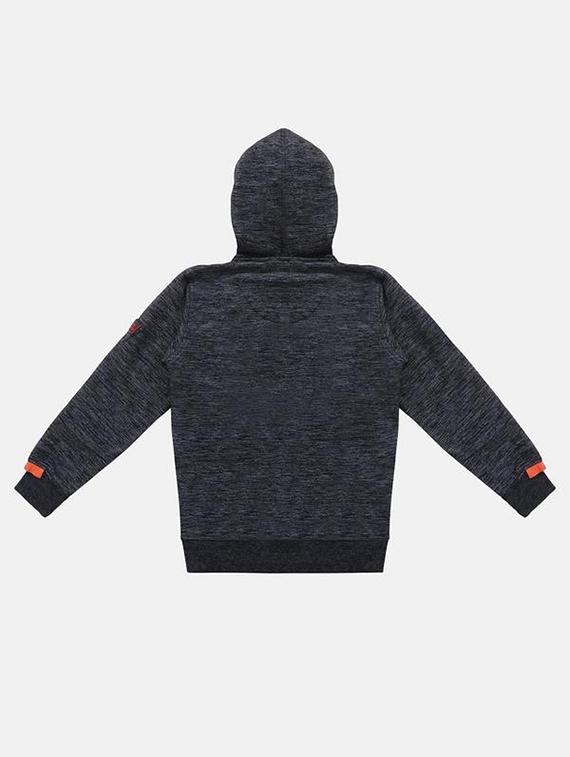 black fleece sweatshirt - 16674270 - Zoom Image - 2