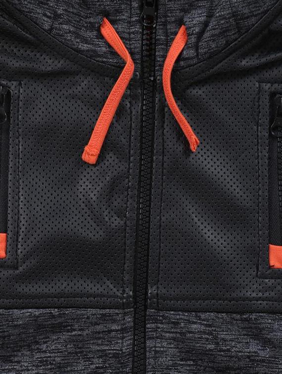 black fleece sweatshirt - 16674270 - Zoom Image - 3