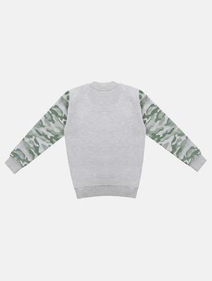 grey fleece sweatshirt - 16674278 - Standard Image - 2