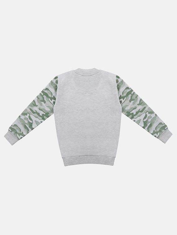grey fleece sweatshirt - 16674278 - Zoom Image - 2