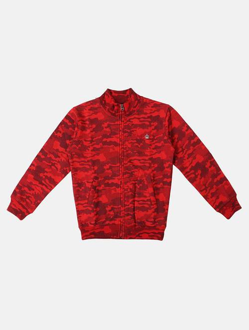 red fleece sweatshirt - 16674279 - Standard Image - 1