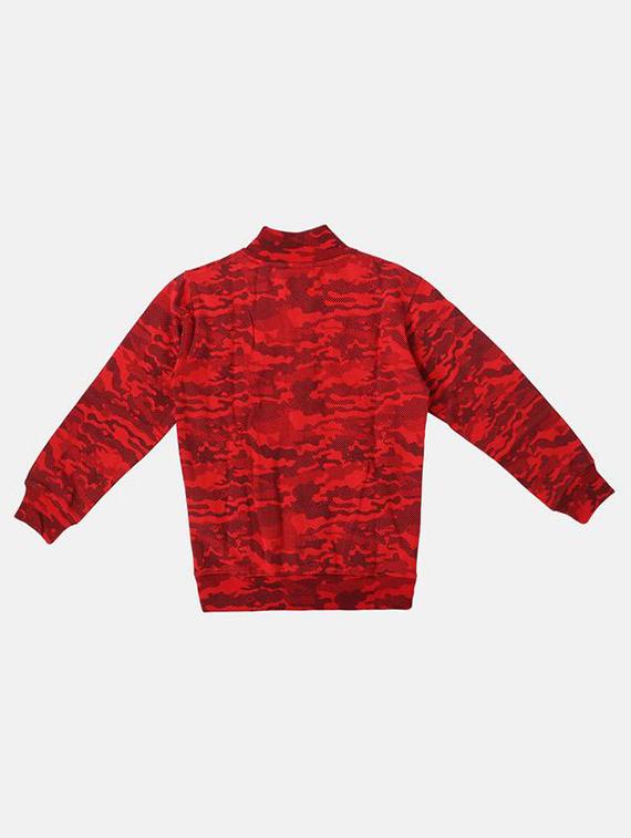 red fleece sweatshirt - 16674279 - Zoom Image - 2