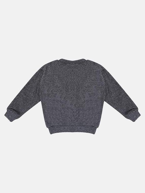 grey fleece sweatshirt - 16674289 - Zoom Image - 2