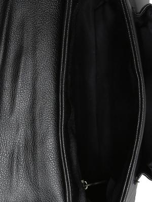 black leatherette (pu) regular sling bag - 16674435 - Standard Image - 3