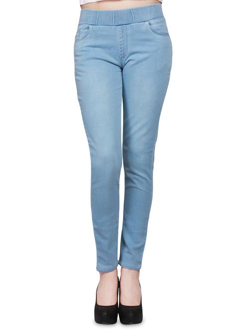 high rise solid jeggings - 16674673 - Very Small Image - 1
