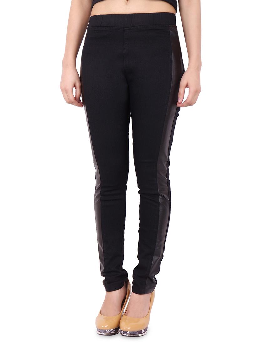 high rise solid jeggings - 16674678 - Zoom Image - 1