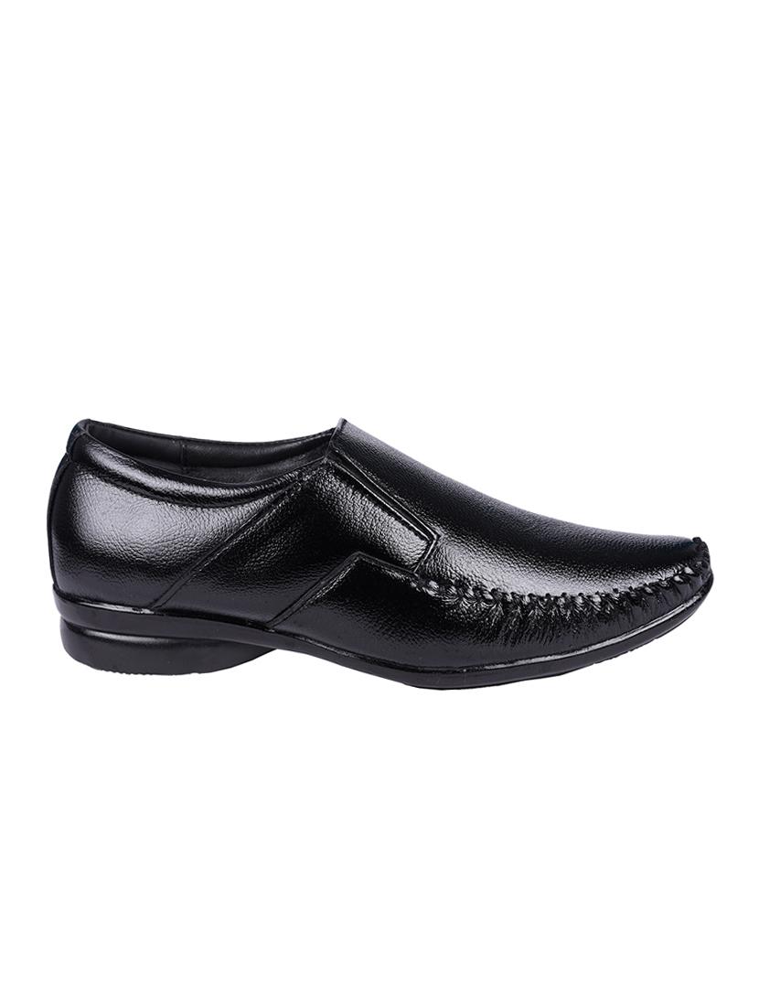 black leather slip ons - 16674808 - Zoom Image - 2